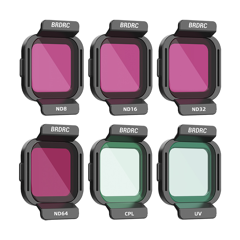 BRDRC Lens Filter ND CPL UV ND8 ND16 ND32 ND64 Filters Kit For DJI Flip Drone