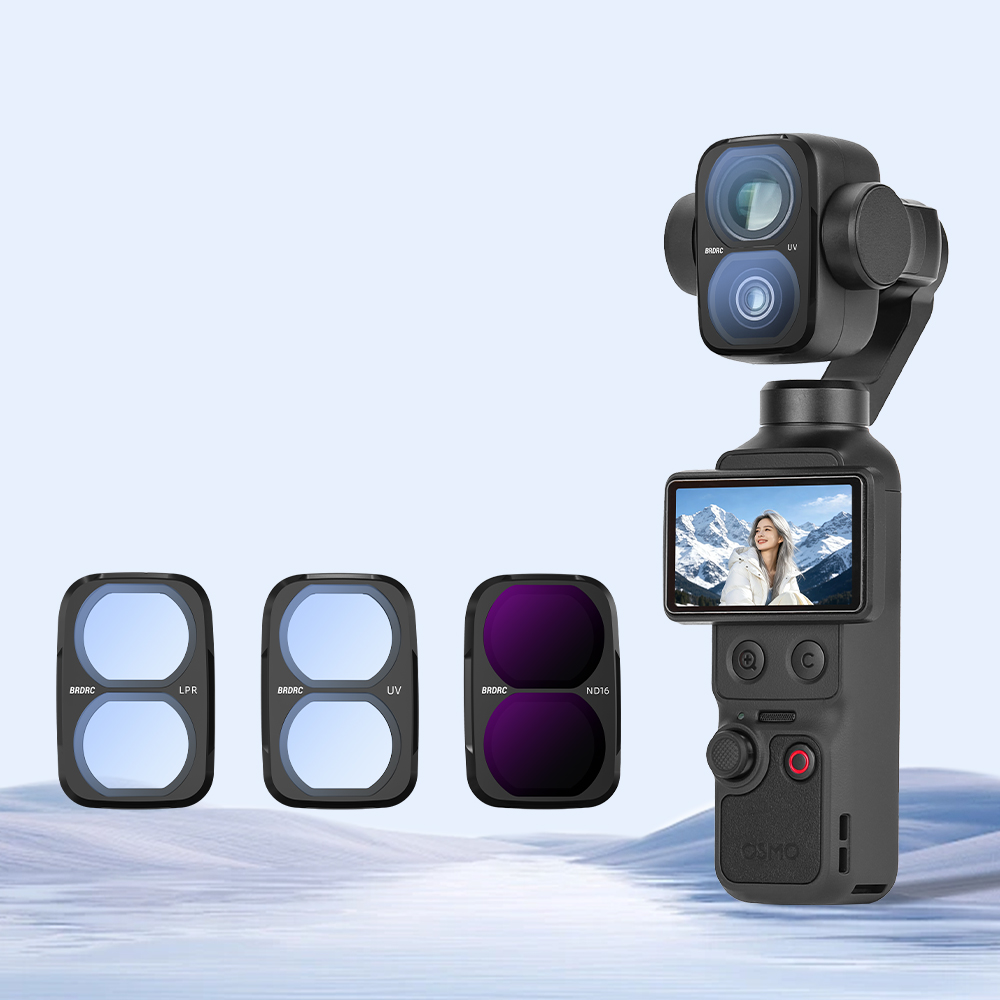 BRDRC Lens Filter Kit for DJI OSMO Pocket 4P 