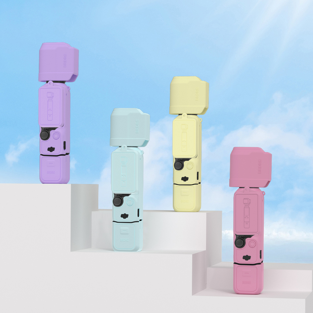 BRDRC Stand-alone Version Silicone Protective Case For DJI OSMO Pocket 3