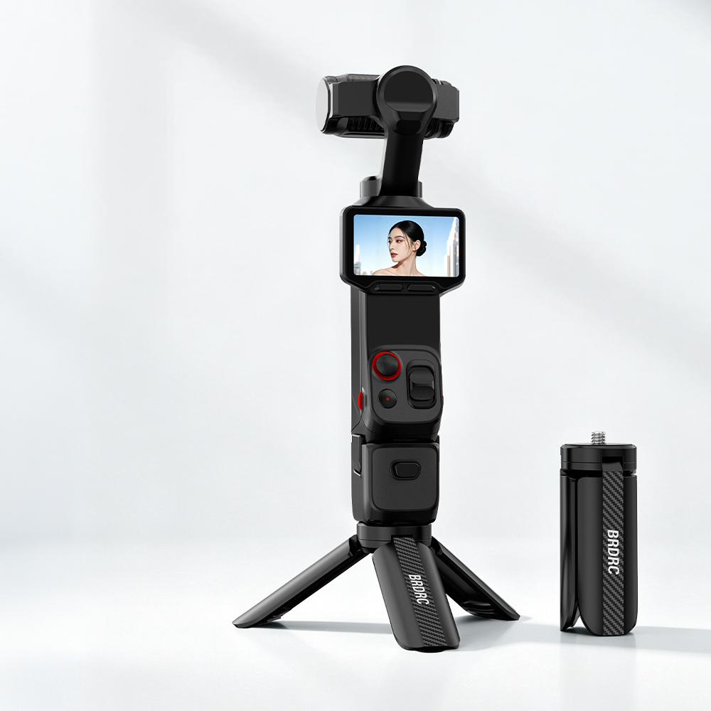 BRDRC Mini Tripod for DJI Pocket 3/4 4P/Insta360 Luna Ultra