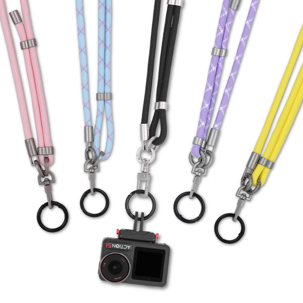 BRDRC Lanyard Neck Strap for DJI Action5 Pro/Osmo 360/Pocket 3