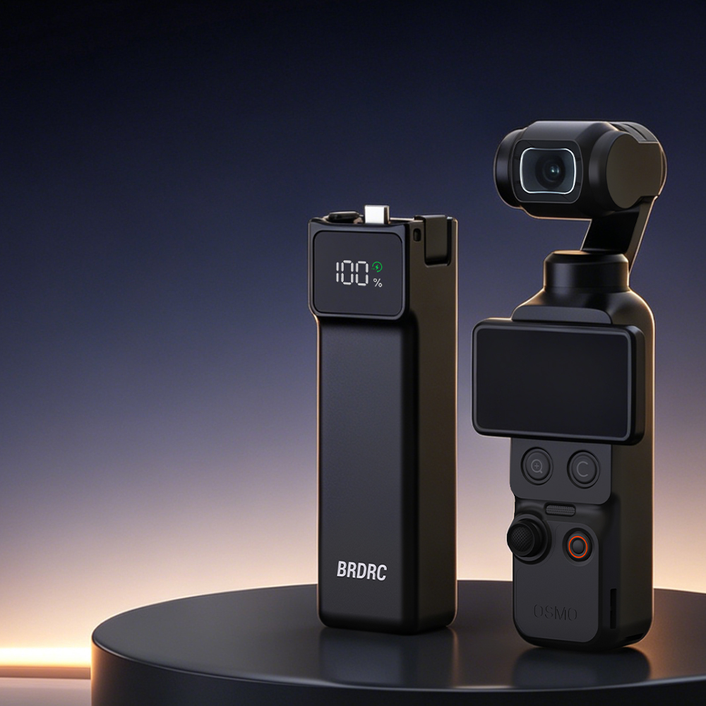 BRDRC Battery Handle for DJI Pocket 4/3