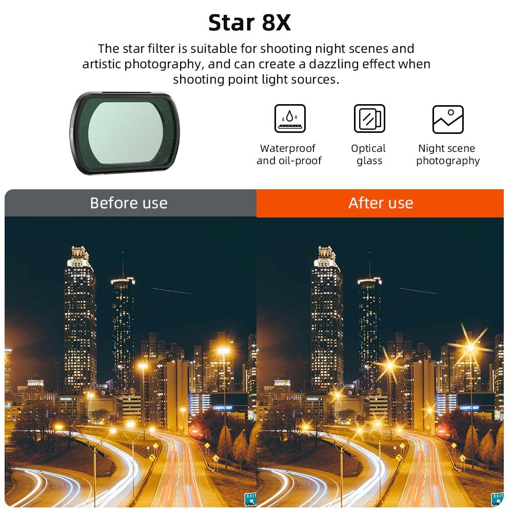 BRDRC Star Filter for DJI OSMO Pocket 3