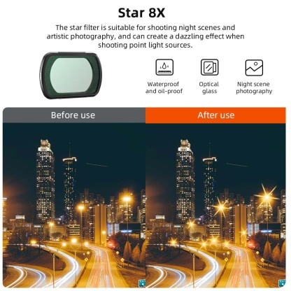BRDRC Star Filter for DJI OSMO Pocket 3