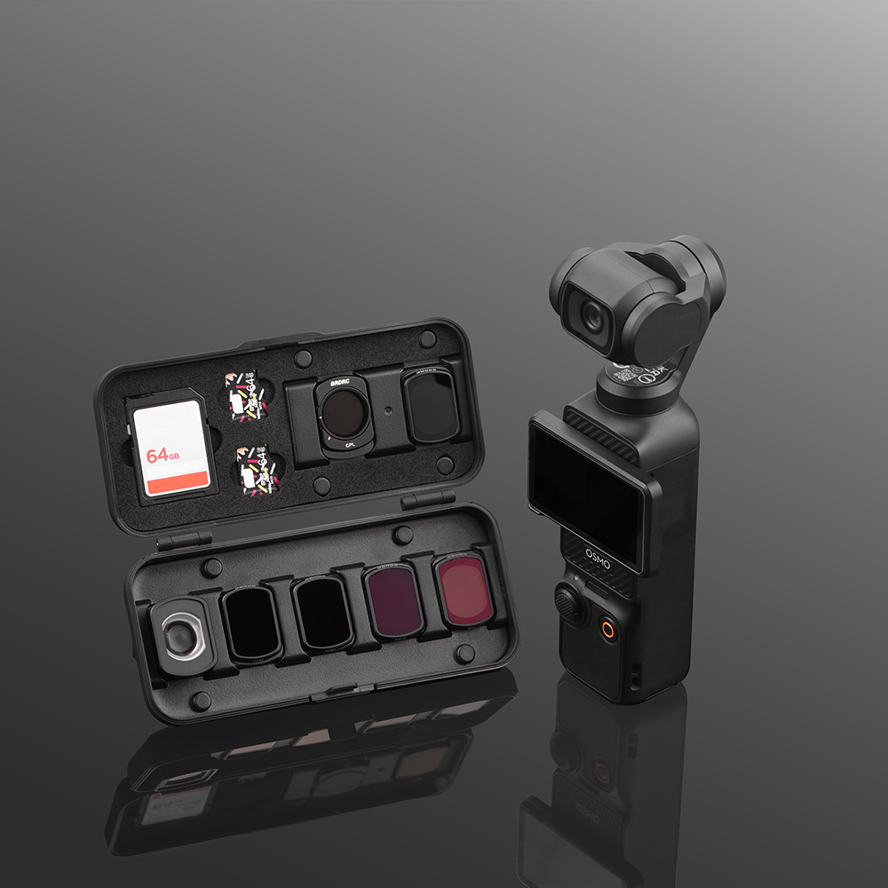 BRDRC Lens Filter Storage Case Box for DJI Pocket 3