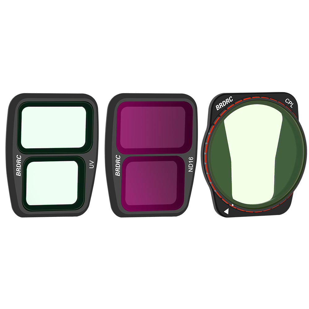 BRDRC UV/CPL/LPR/ND8/ND16/ND32/ND6 Lens Filter for DJI Air 3