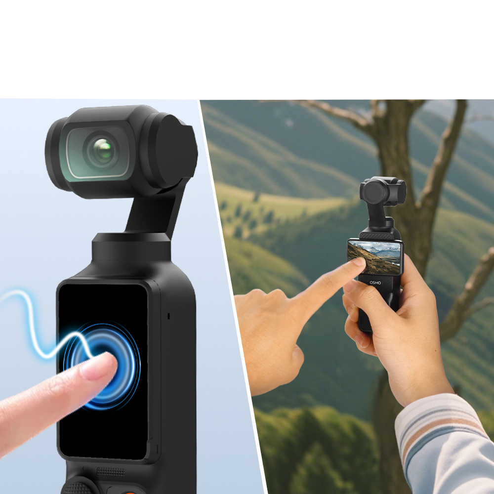 BRDRC Integrated Tempered Film for DJI Pocket 3 Camera