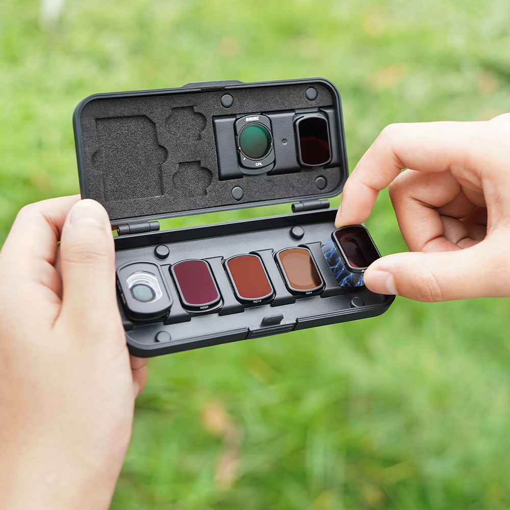 BRDRC Lens Filter Storage Case Box for DJI Pocket 3