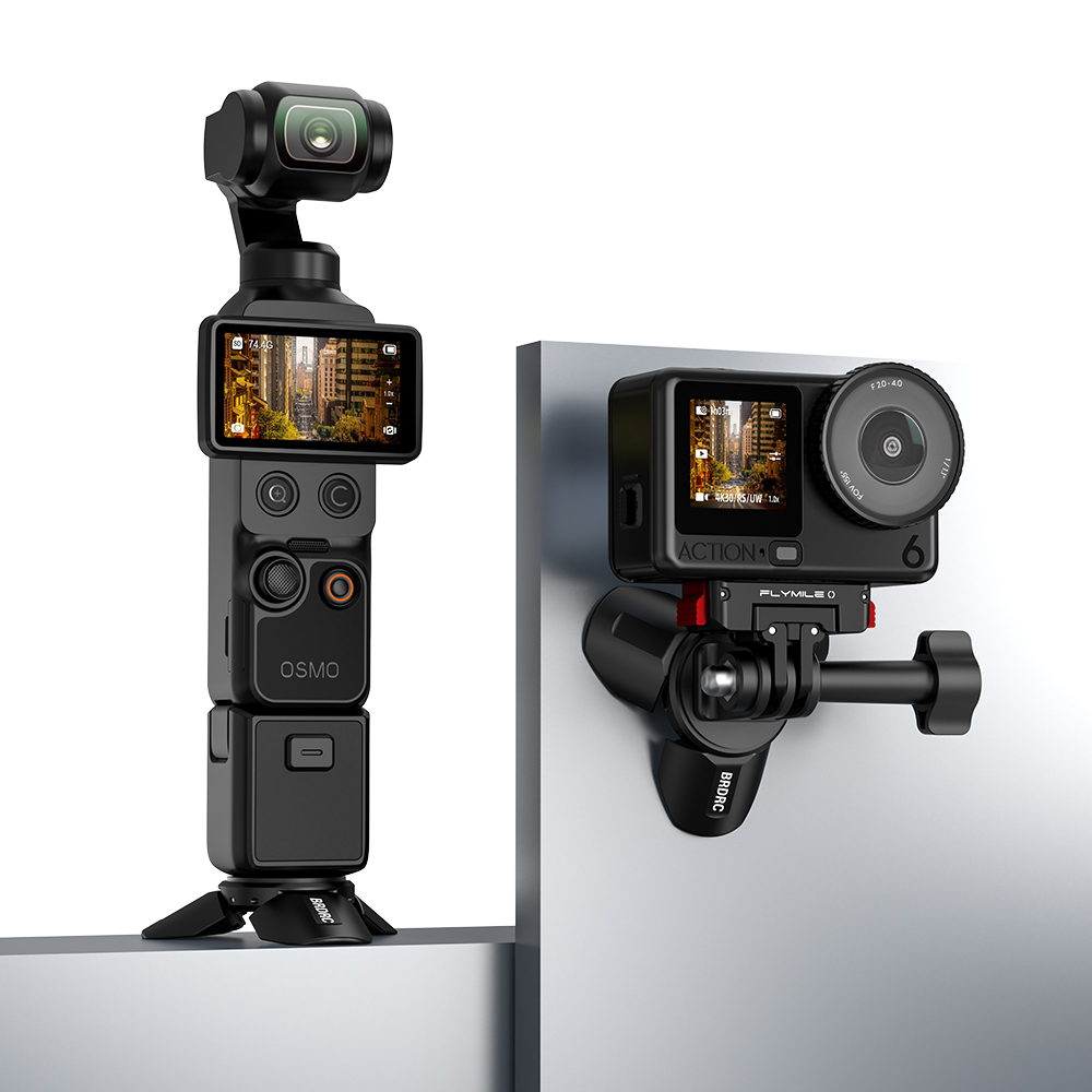 BRDRC Mini Tripod for DJI Pocket 4/3/Action 6
