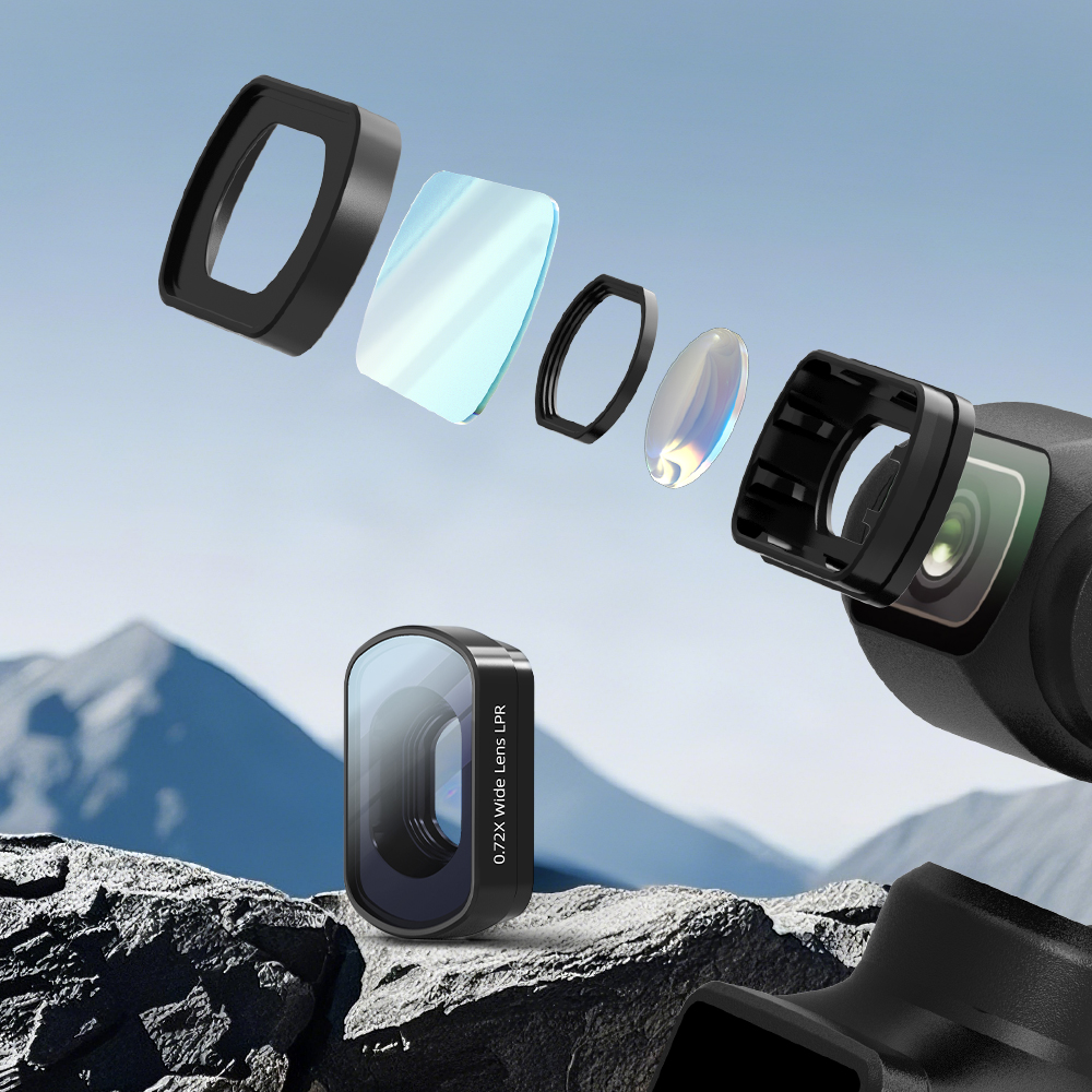 BRDRC Lens Filters for DJI Pocket 4/3 