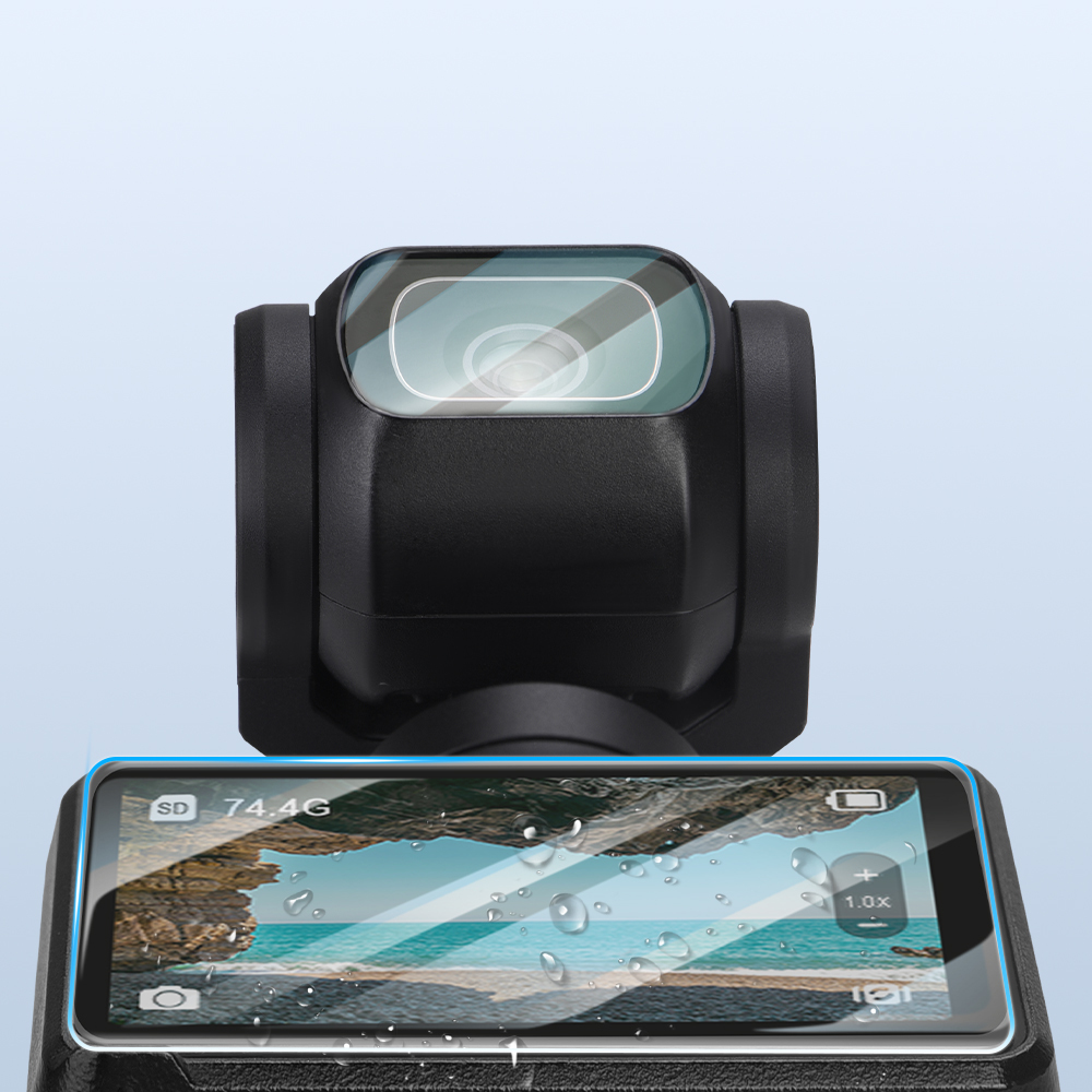 BRDRC Integrated Tempered Film for DJI Pocket 3 Camera