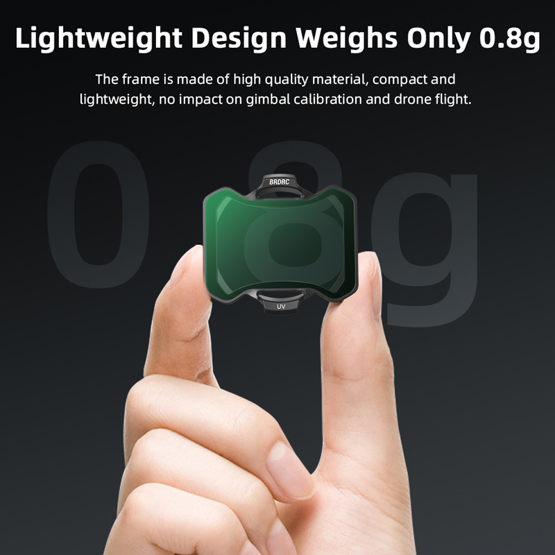 BRDRC Lens Filter Kit UV/CPL/ND8/ND16/ND32/ND64 Camera Filter for DJI Avata 2