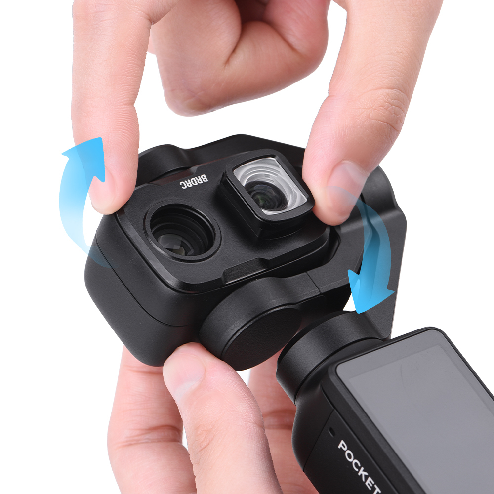 BRDRC Wide Angle Lens Filter for DJI OSMO Pocket 4 Pro 