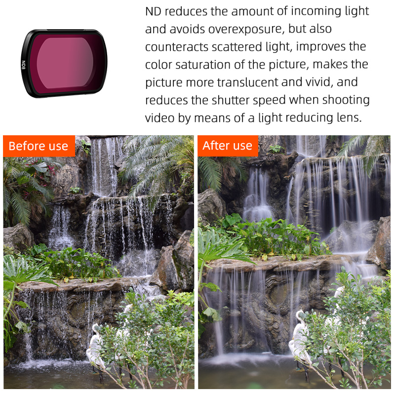 BRDRC ND16 Neatural Density Filter for DJI OSMO Pocket 3 