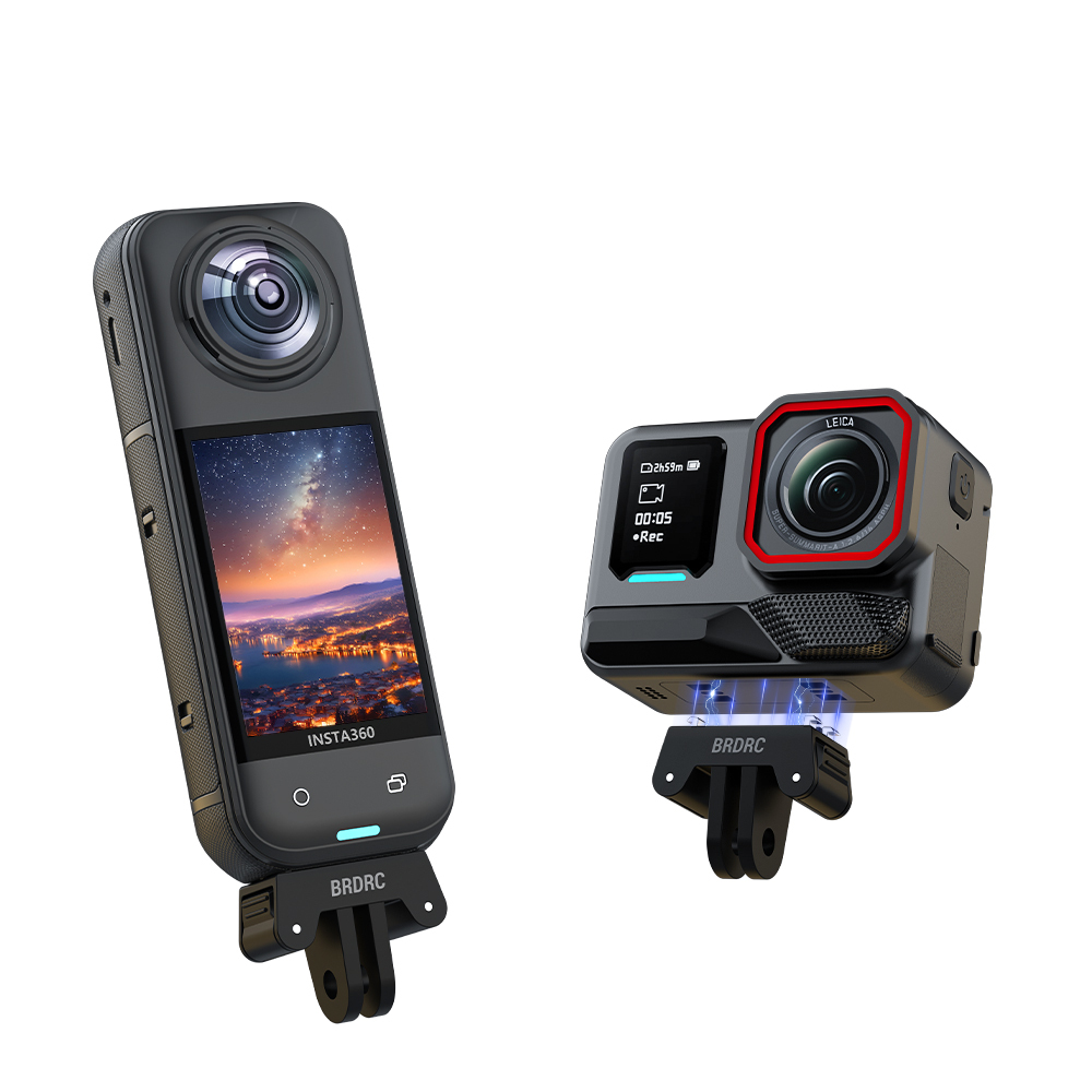 BRDRC Magnetic Quick Release Adapter Mount for Insta360 Ace Pro/Pro 2/X5