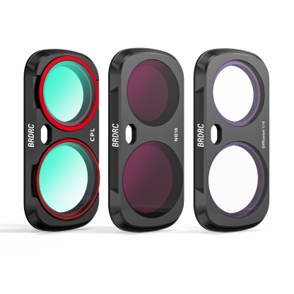 BRDRC Lens Filter Kit for Insta360 Luna Ultra