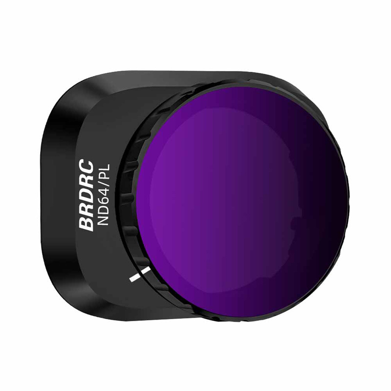BRDRC Lens Filter Kit UV/CPL./ND8/ND16/ND32/ND64 Camera Filter for DJI Mini 4 Pro(Plastic Frame)