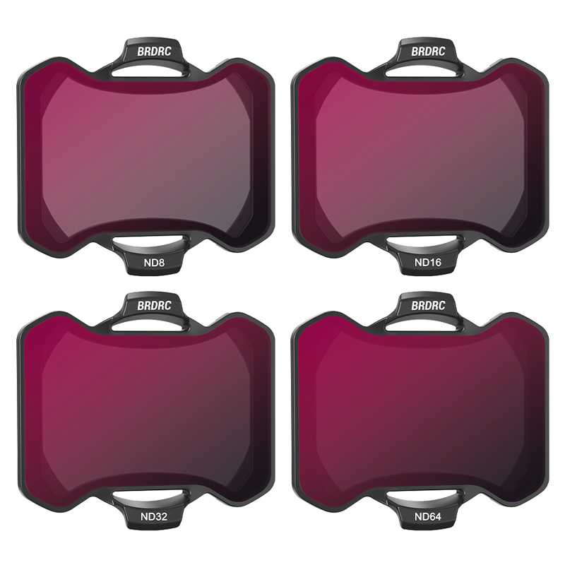 BRDRC Lens Filter Kit UV/CPL/ND8/ND16/ND32/ND64 Camera Filter for DJI Avata 2