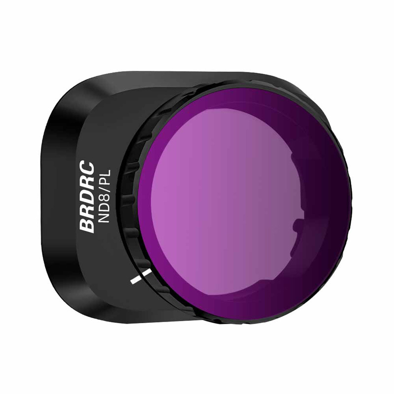 BRDRC Lens Filter Kit UV/CPL./ND8/ND16/ND32/ND64 Camera Filter for DJI Mini 4 Pro(Plastic Frame)