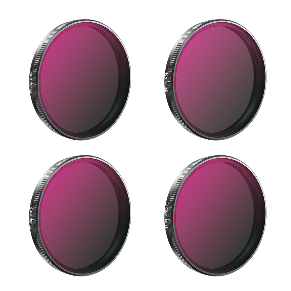 BRDRC  CPL UV ND8 ND16 ND32 Lens Filters Kit for OSMO Action 5 Pro Camera