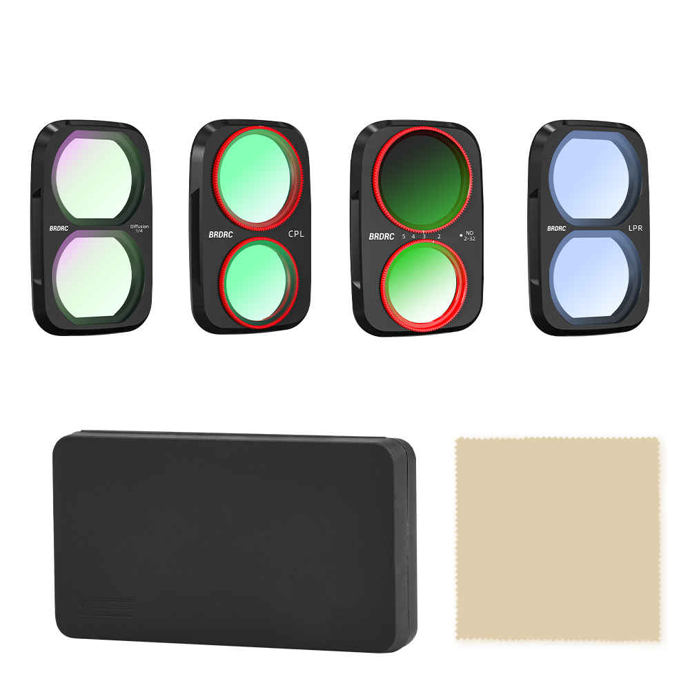 BRDRC Lens Filter Kit for DJI OSMO Pocket 4P 