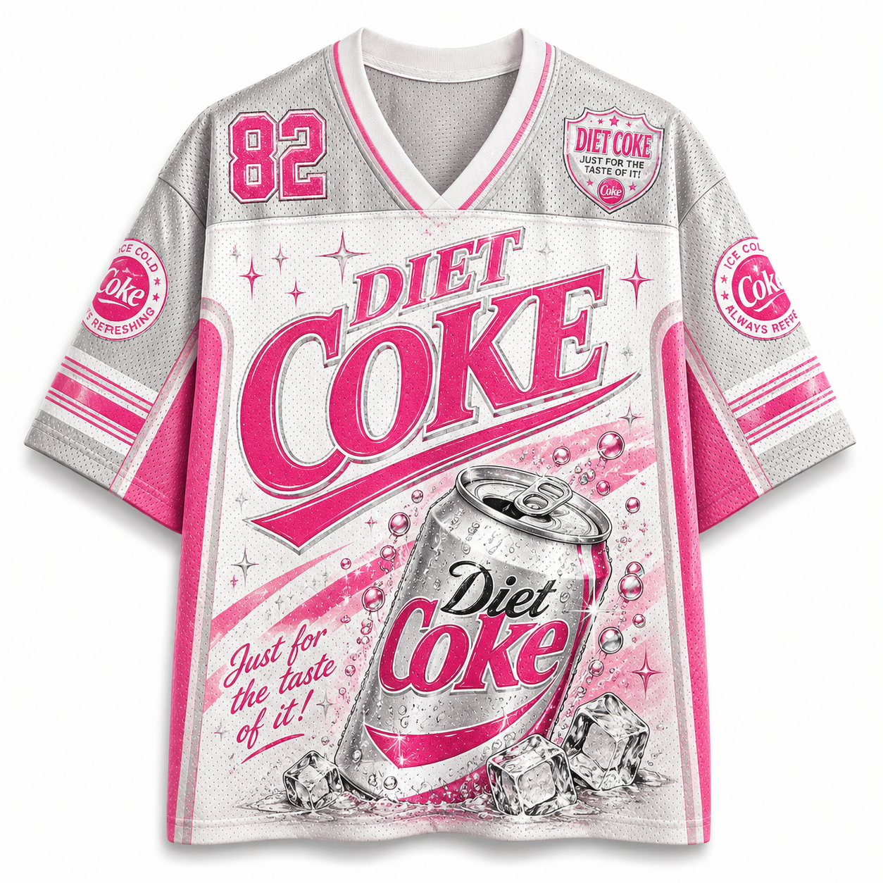 Vintage Diet Coke Graphic Mesh Jersey