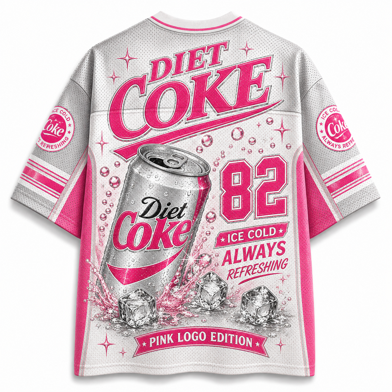 Vintage Diet Coke Graphic Mesh Jersey
