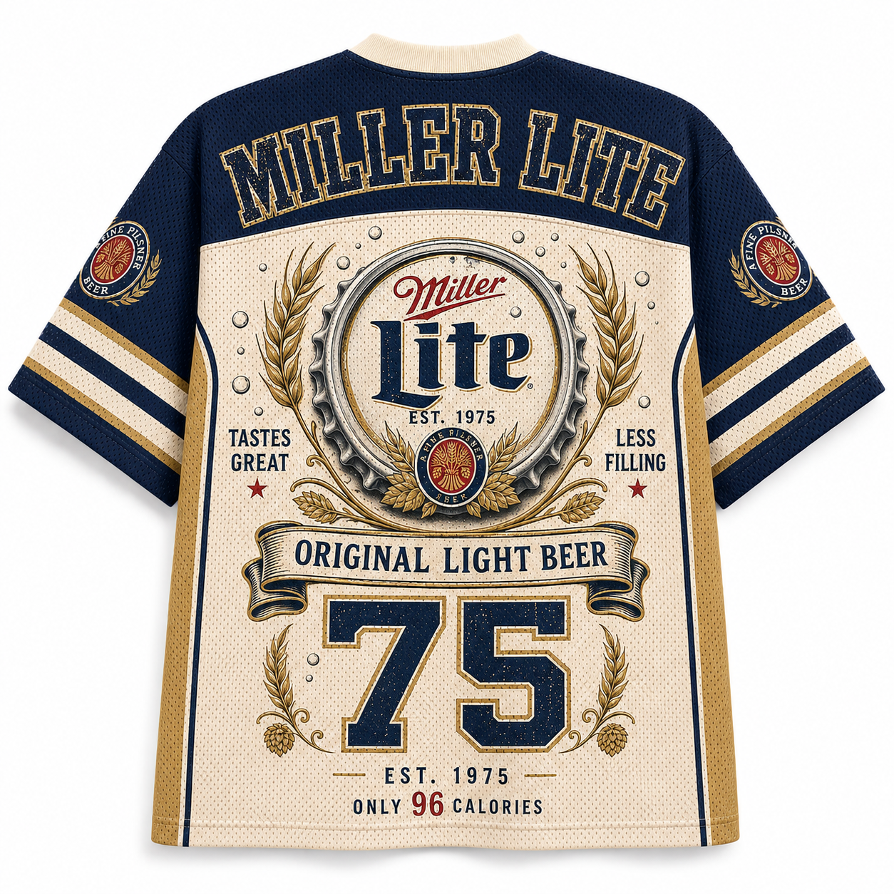 Vintage Miller Lite Graphic Mesh Jersey