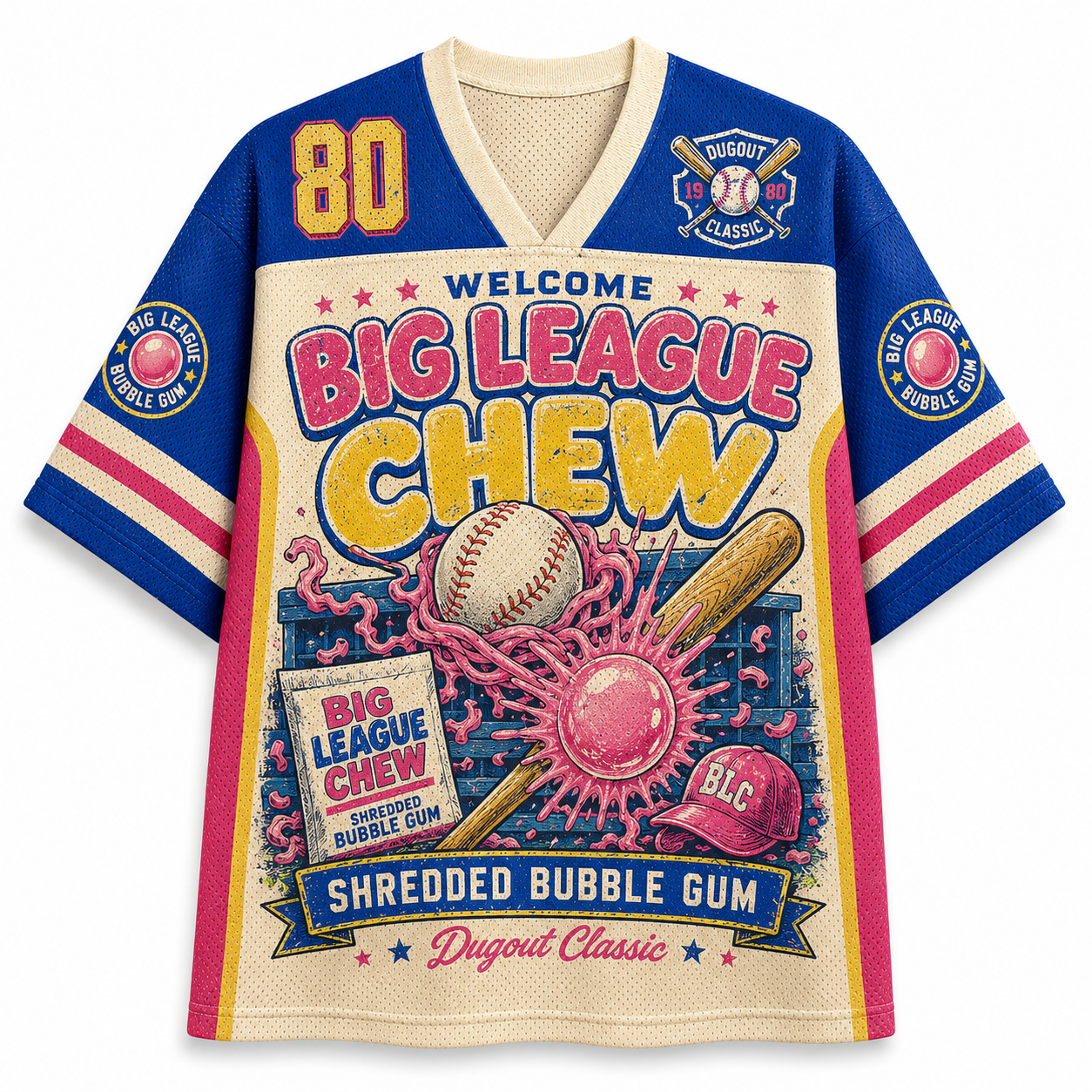Big League Chew Bubble Gum Graphic Mesh Jersey