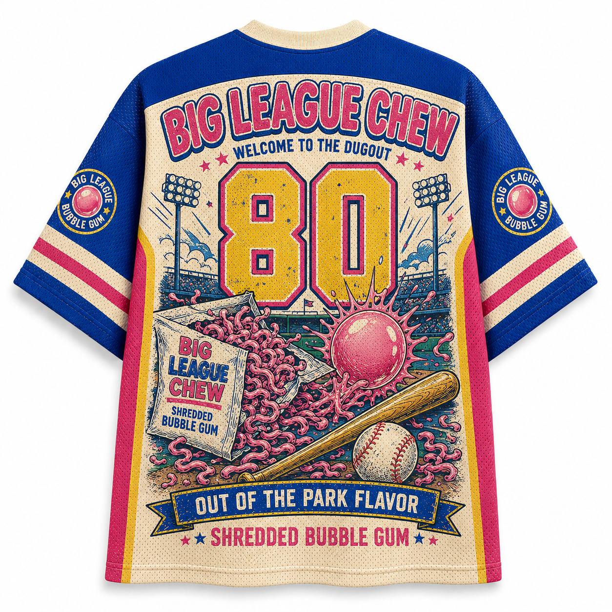 Big League Chew Bubble Gum Graphic Mesh Jersey