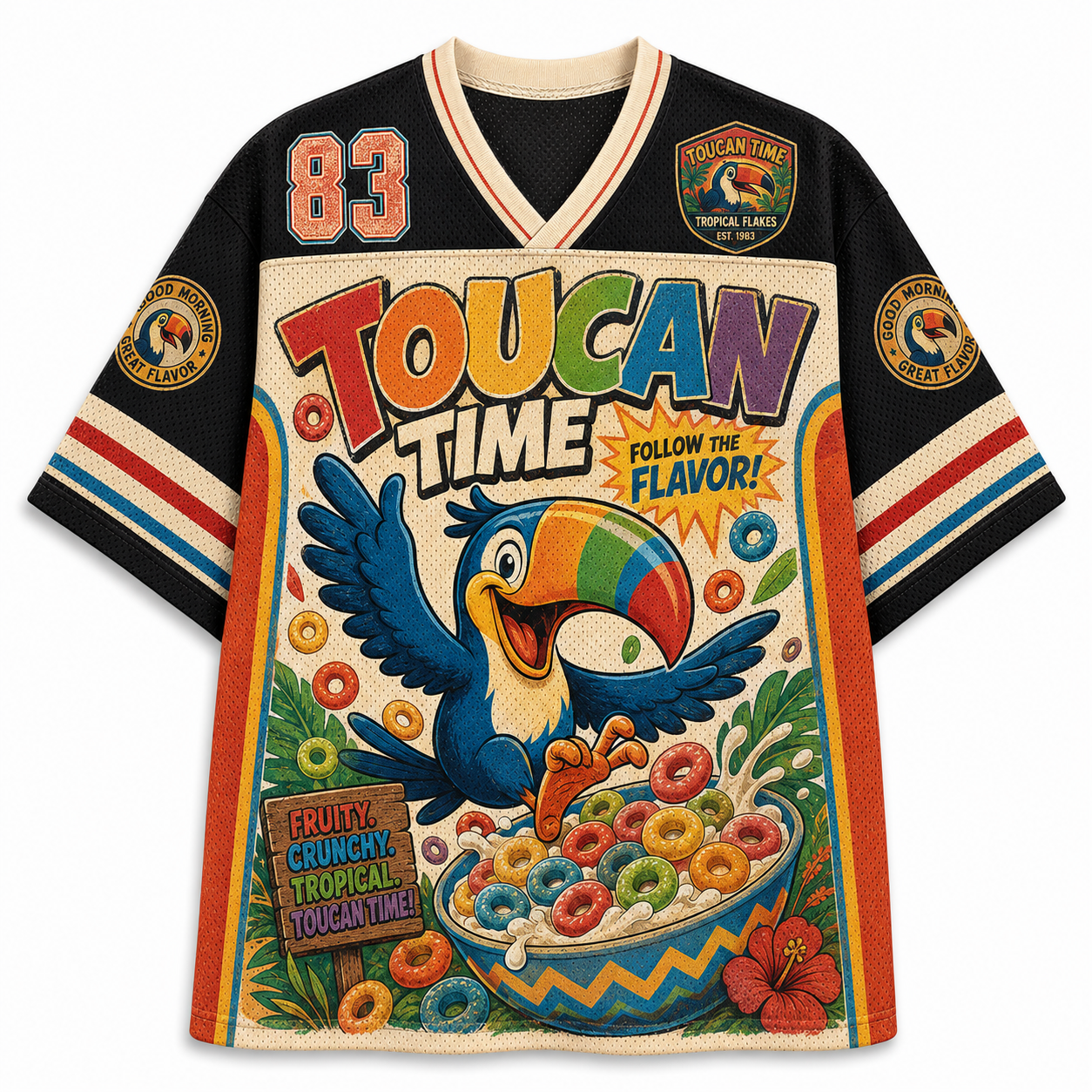Toucan Sam Cereal Graphic Mesh Jersey