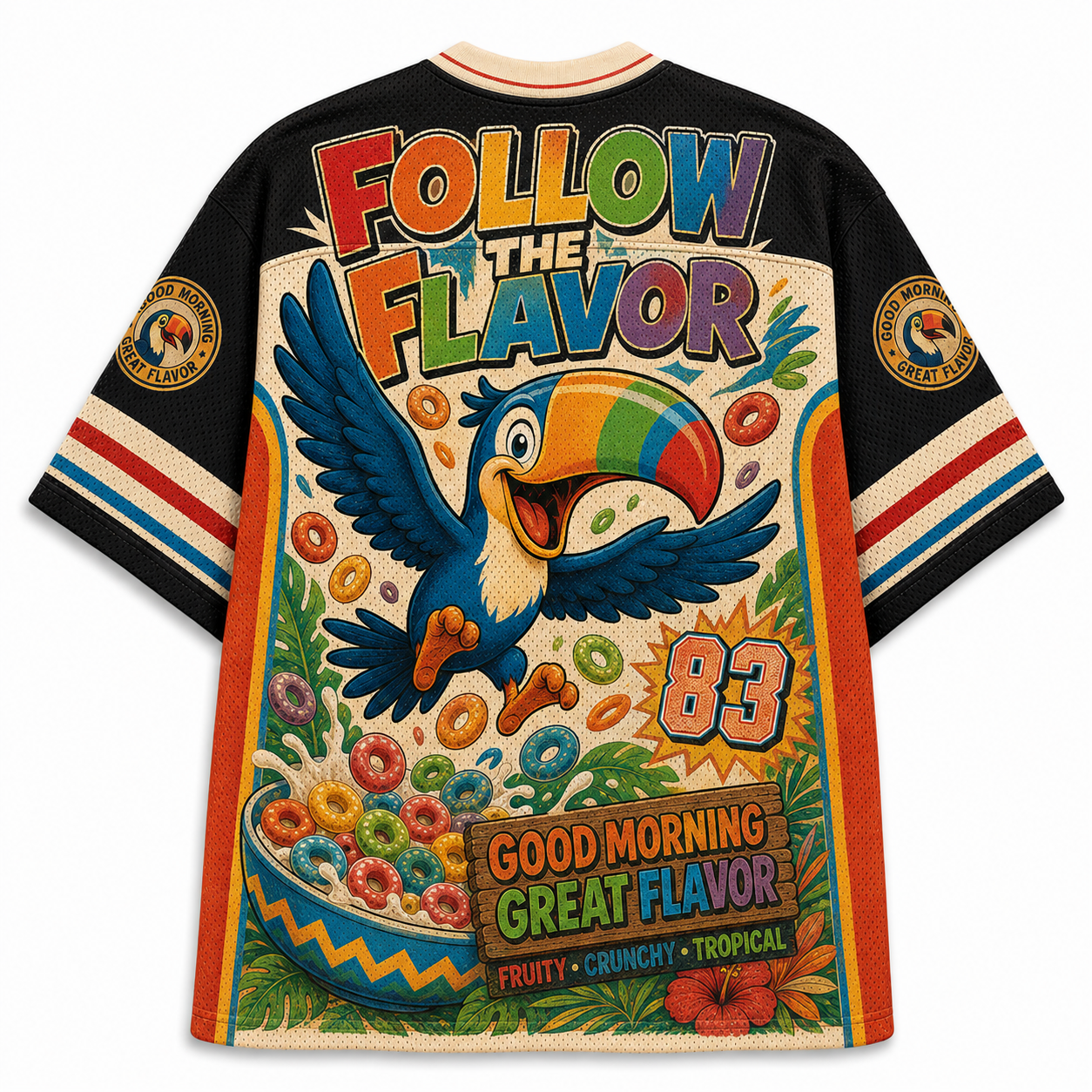 Toucan Sam Cereal Graphic Mesh Jersey