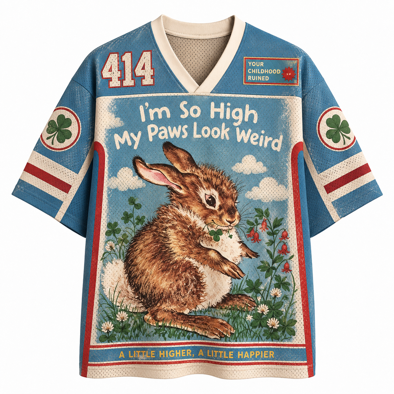 I'm So High My Paws Look Weird Rabbit Jersey