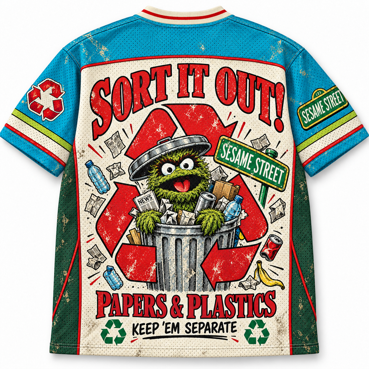 Sesame Street "Sort It Out" Contrast   Jersey