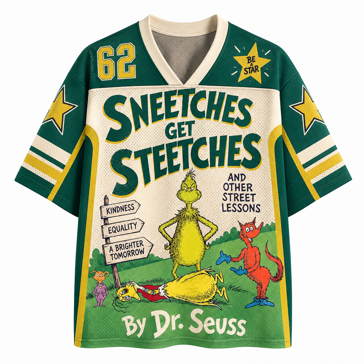 Dr. Seuss "Street Lessons" Contrast  Jersey