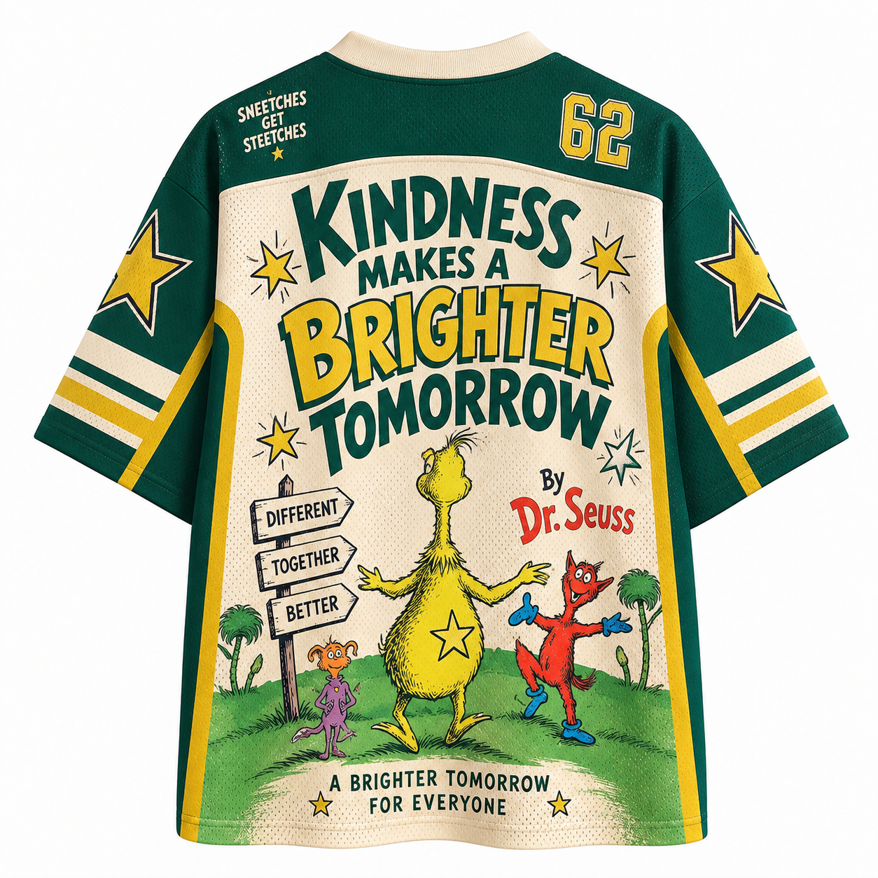 Dr. Seuss "Street Lessons" Contrast  Jersey