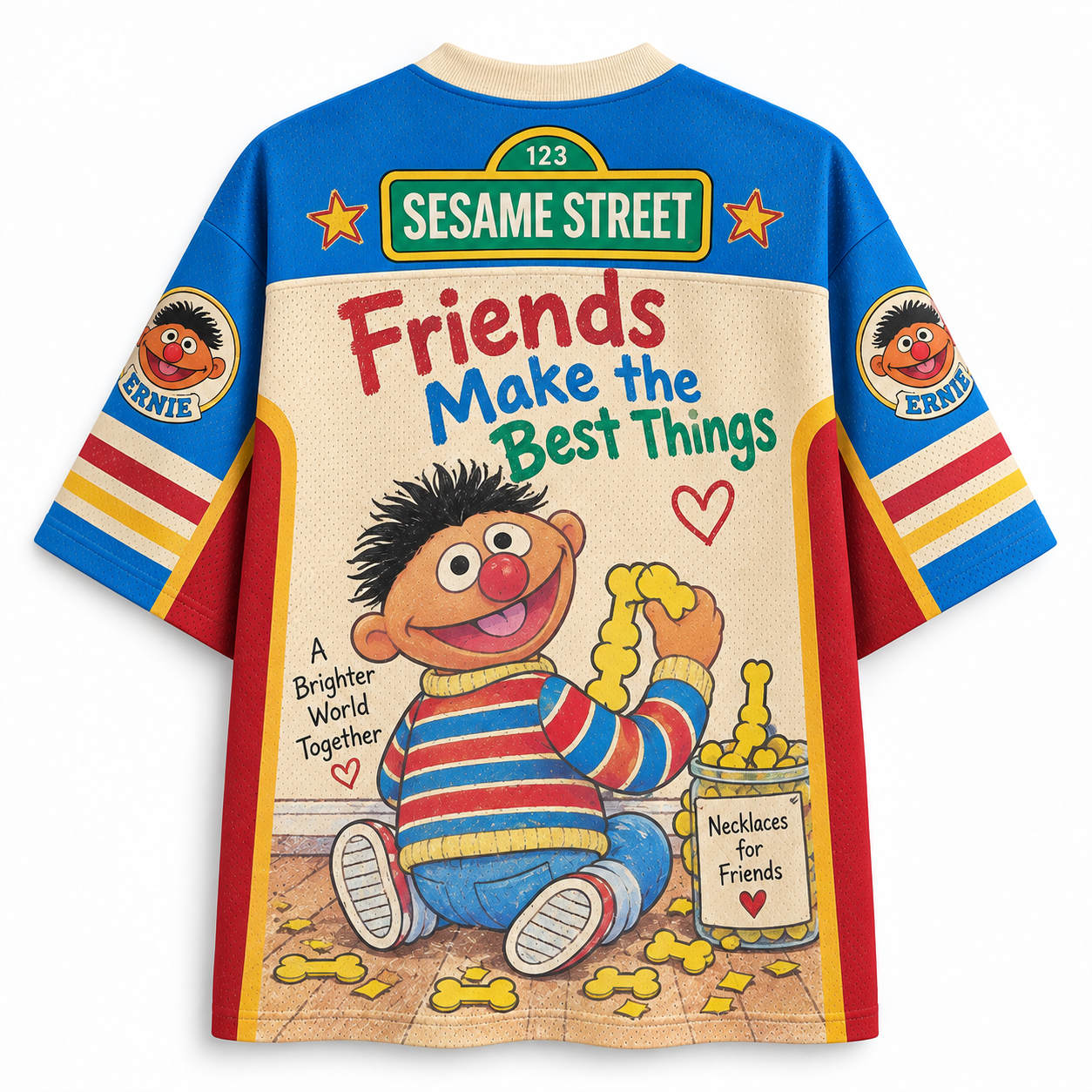 Sesame Street 123 Contrast Jersey