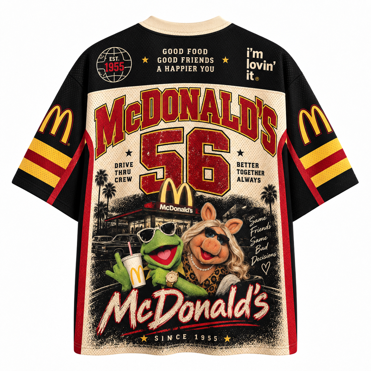 Vintage McDonald's Drive Thru Contrast Jersey