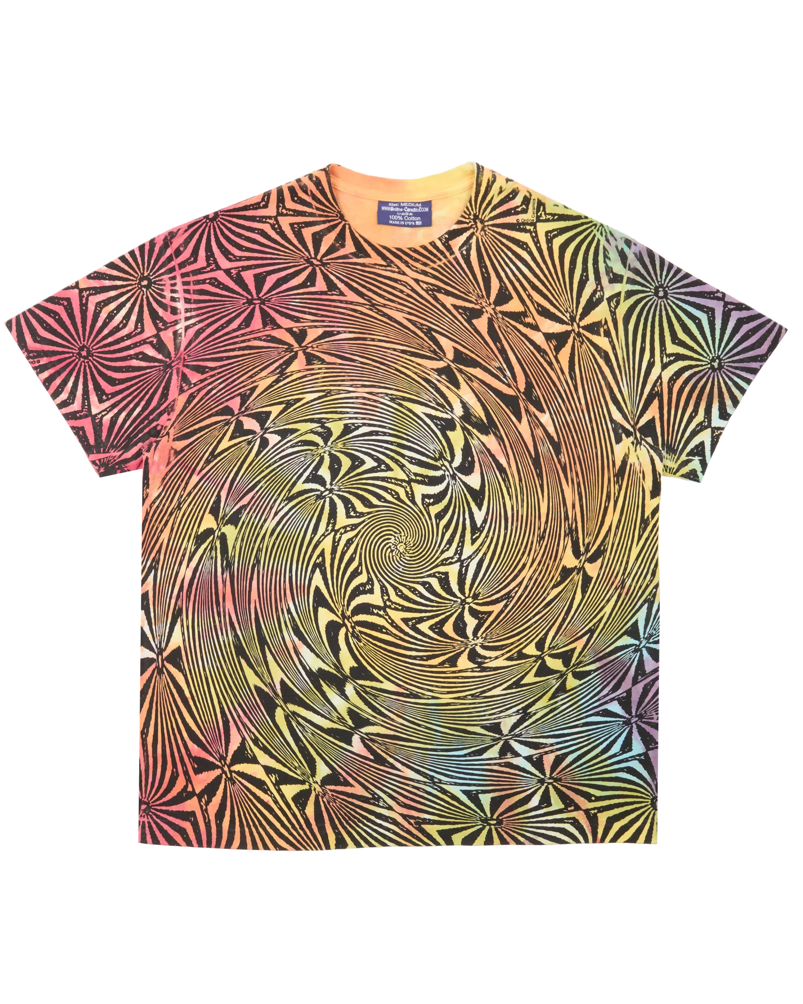 Optical Illusion Jumbo Screen All-over print pure cotton t-shirt