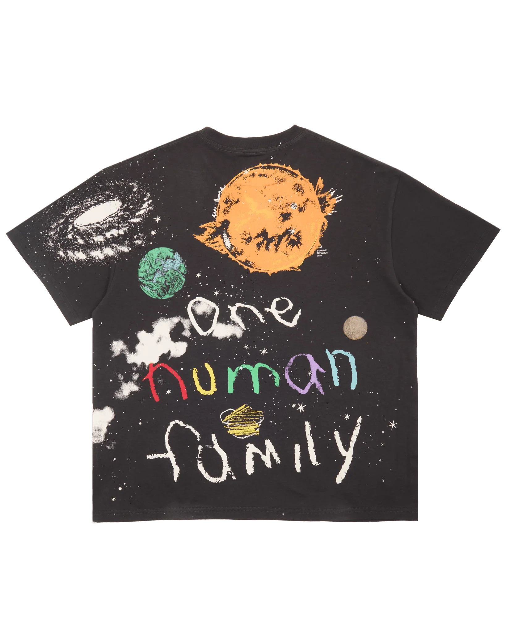 Galaxy Doodle All-over print pure cotton t-shirt