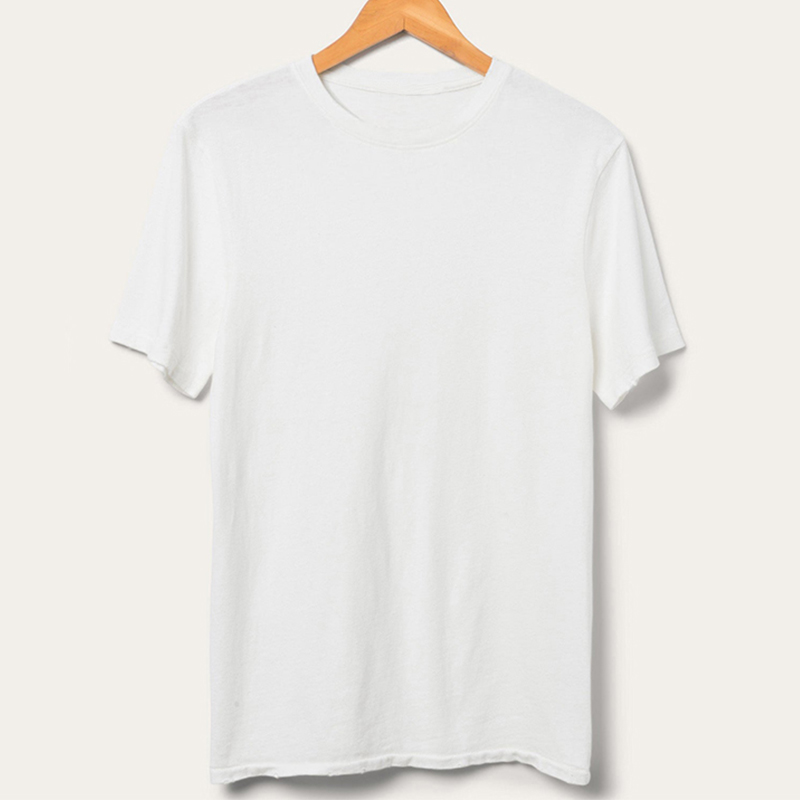 Blank Women Round Neck Casual Short Sleeve T-Shirt