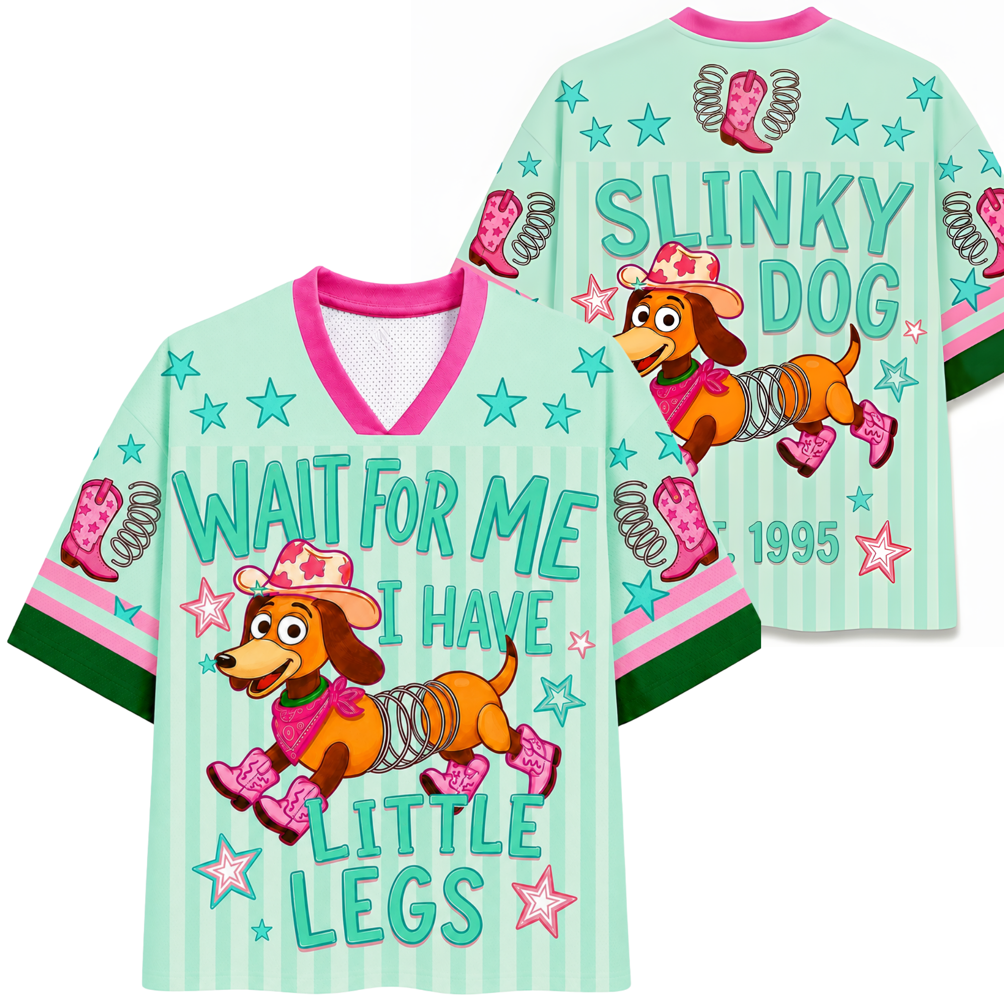 Chaotic Club Dachshund Wait For Me Little Legs Mesh Jersey