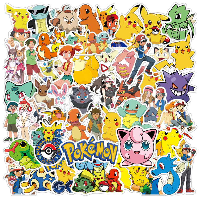 50 Pokémon Custom Doodle Stickers