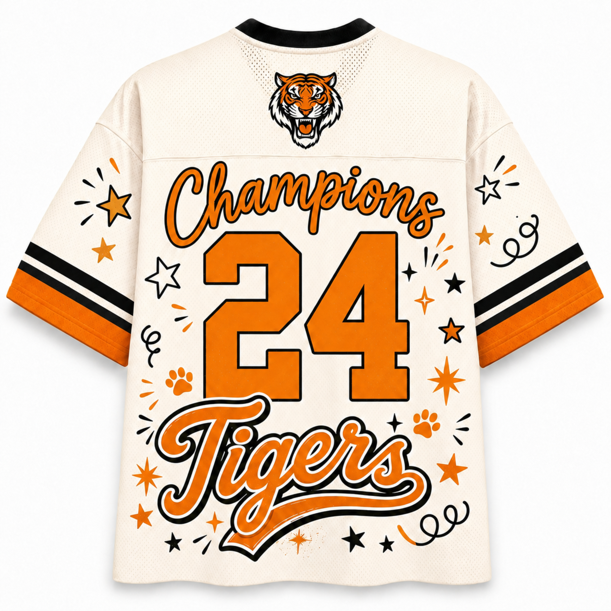 Chaotic Club Mascot Preppy Team Game Day Mesh Jersey