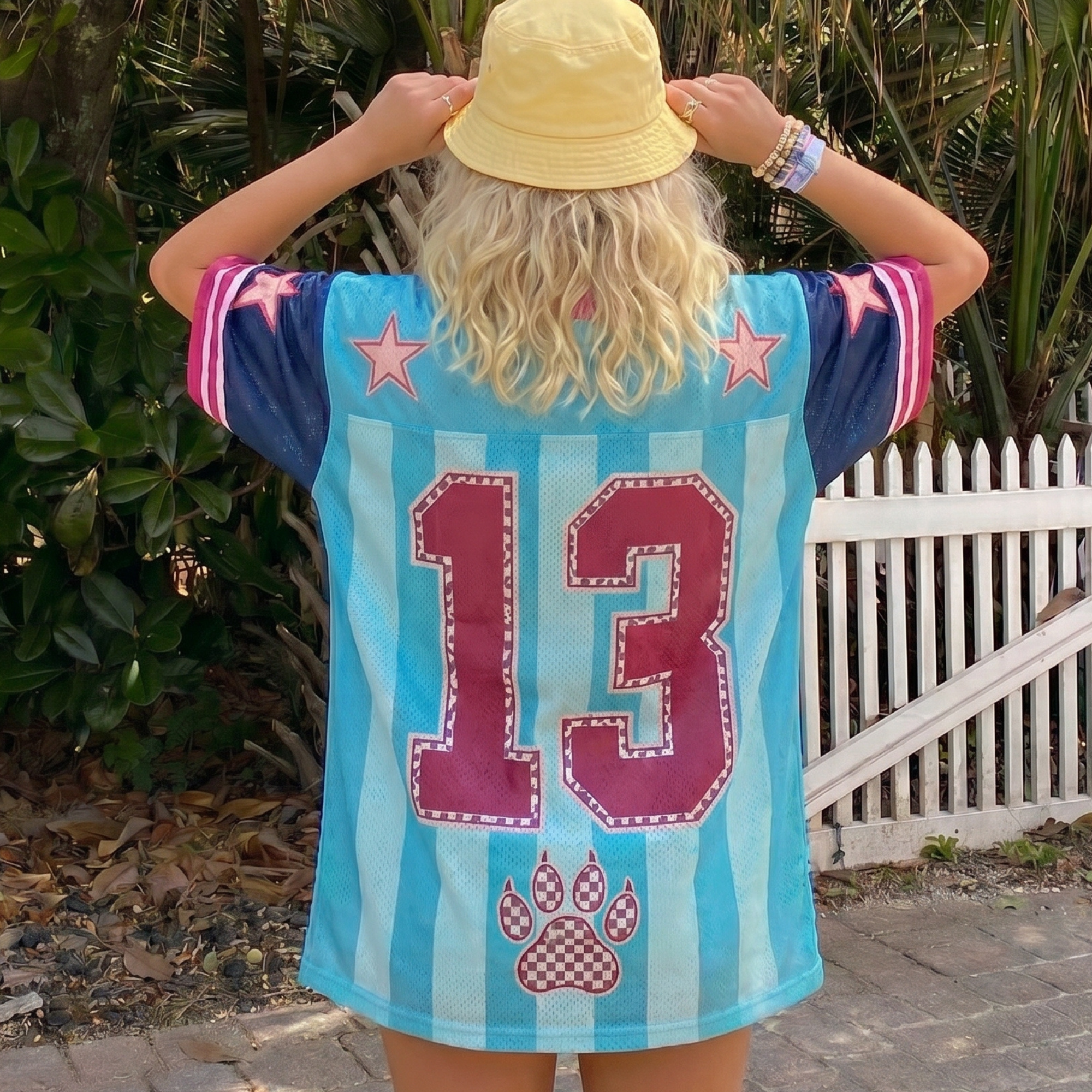 Chaotic Club Striped Easy Tiger Mesh Jersey