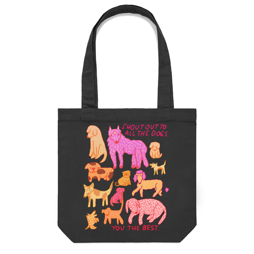 Shout Out To All The Dogs Casual Tote Bag
