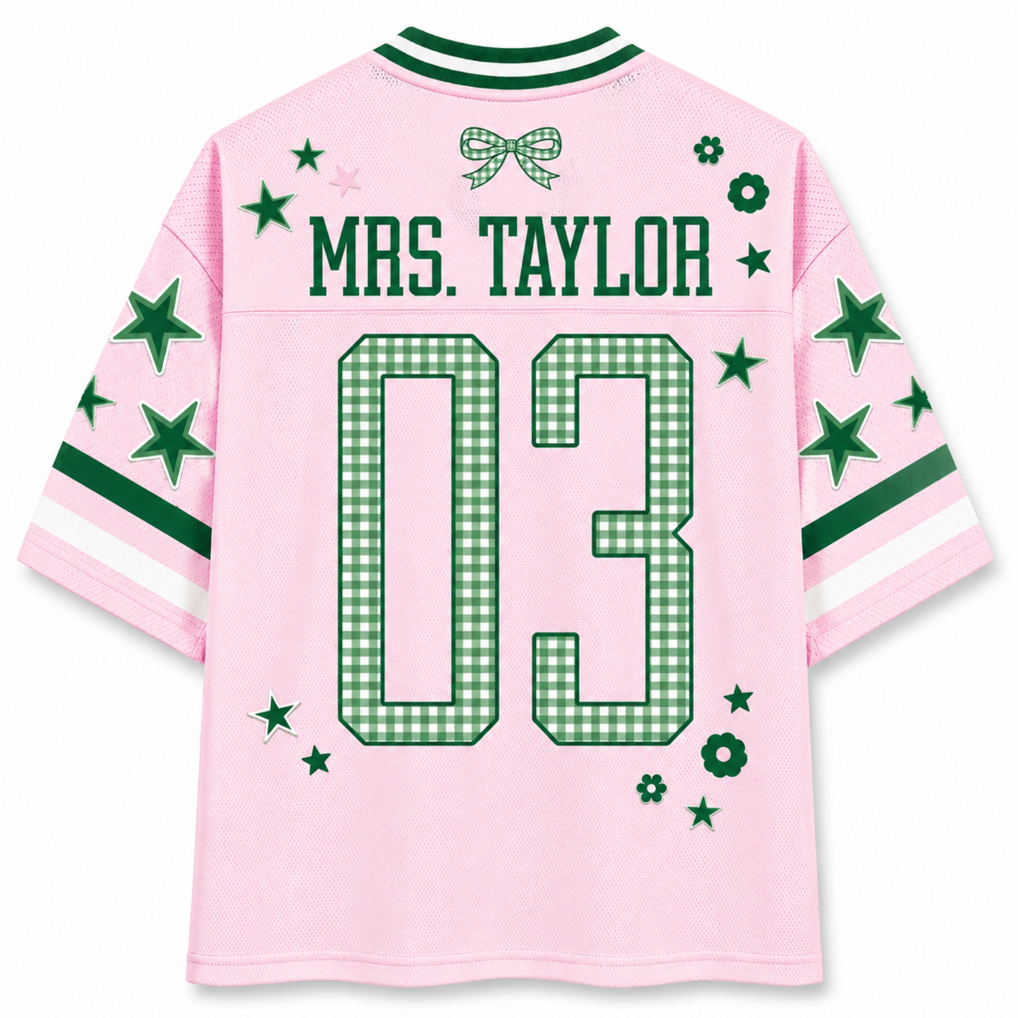 Chaotic Club Striped Grade Level Team Teacher Mesh Jersey