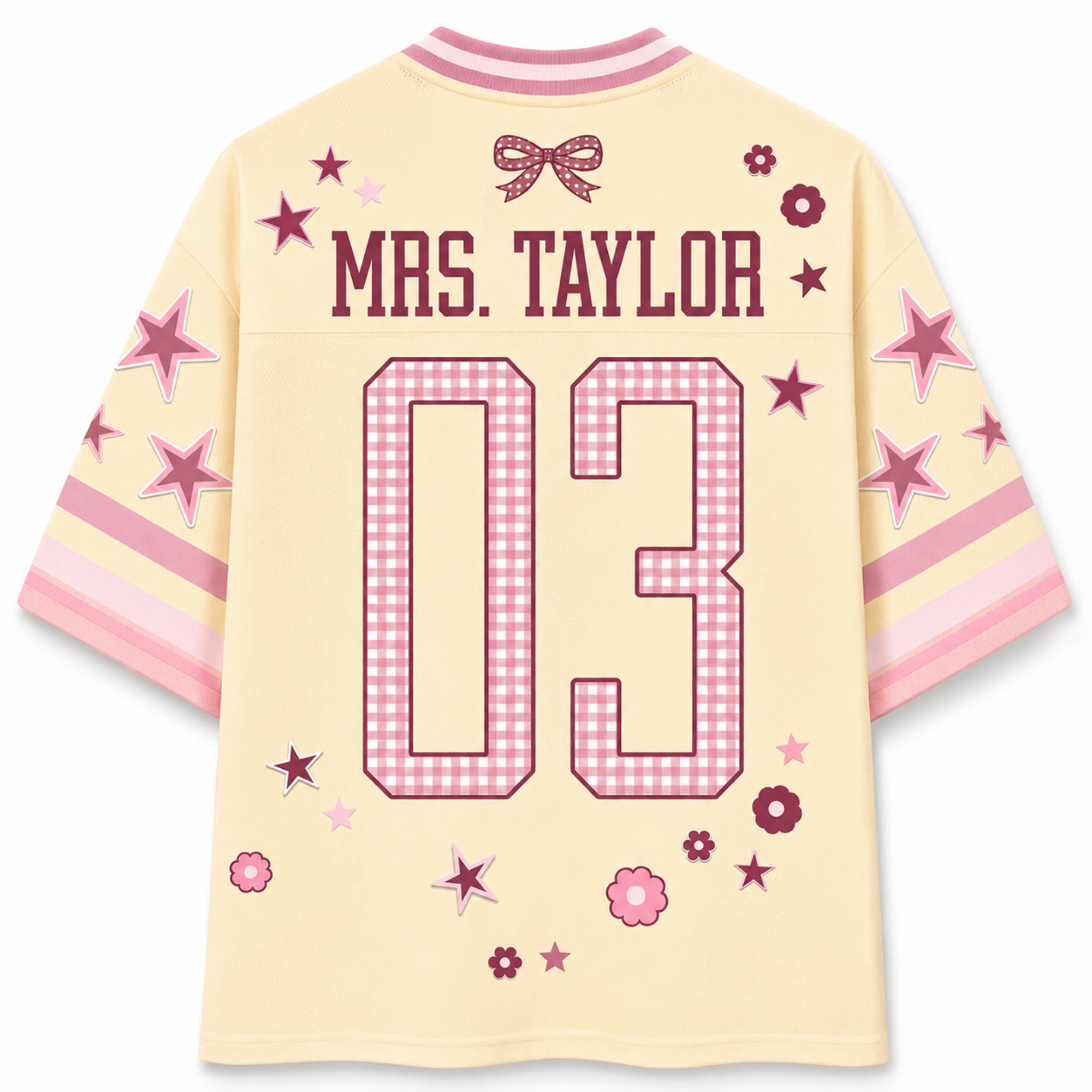 Chaotic Club Striped Grade Level Team Teacher Mesh Jersey