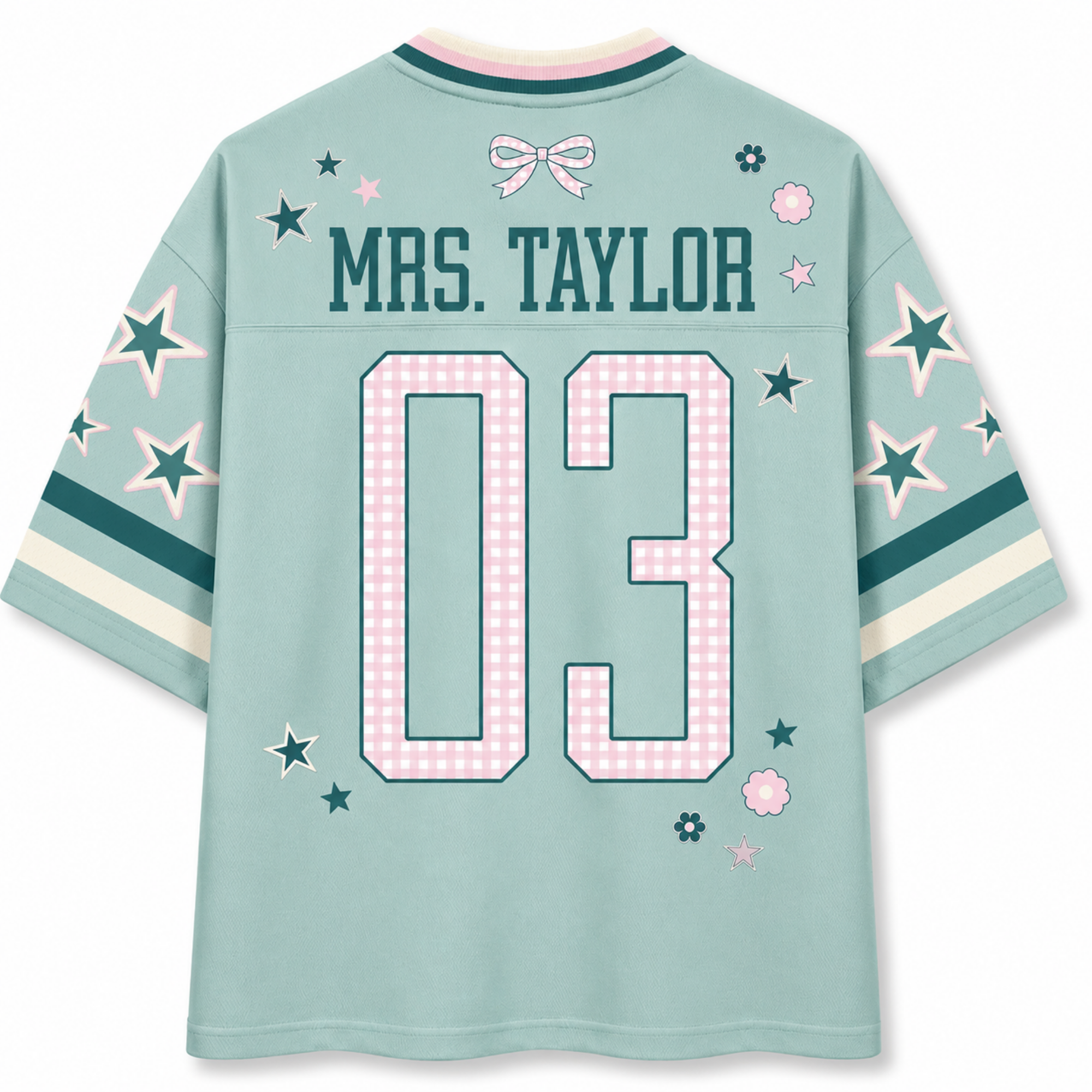 Chaotic Club Striped Grade Level Team Teacher Mesh Jersey