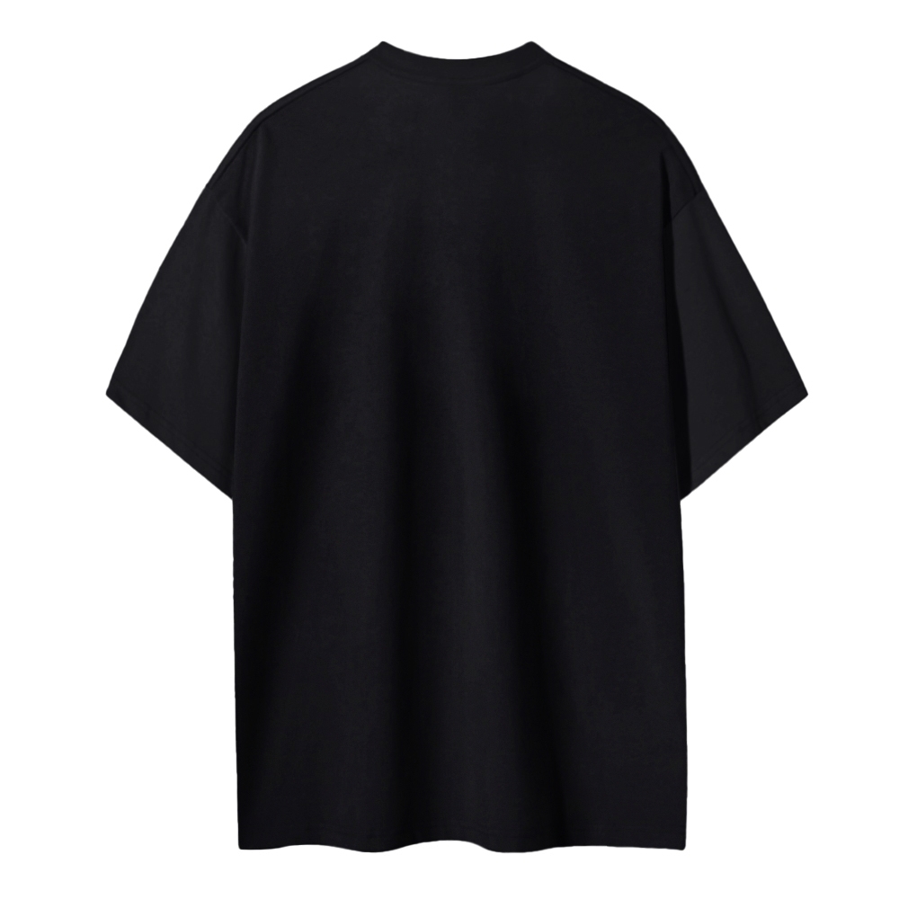Blank Men Round Neck Casual Short Sleeve T-Shirt